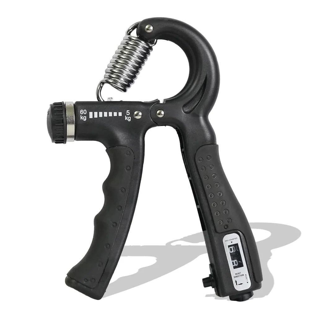 Adjustable Hand Grip Strengthener with Counter