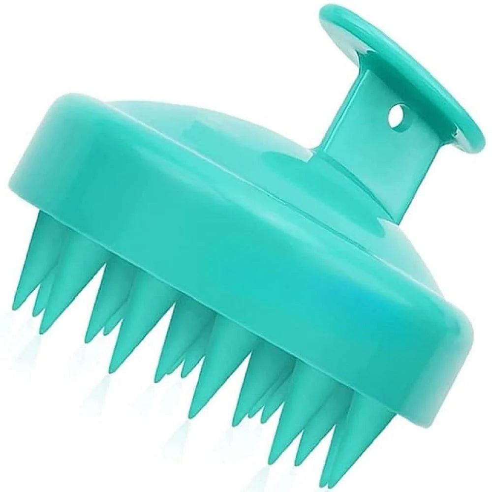 Silicone Anti-Hair Fall Scalp Massager & Shampoo Brush