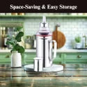 Leakproof Stainless Steel Kitchen Oil Dispenser Bottle (1L)
