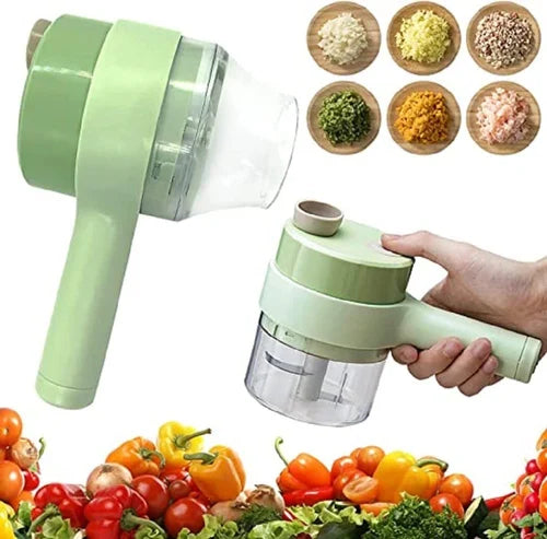 Multi-Function 4-in-1 Rotary Vegetable Slicer & Cutter