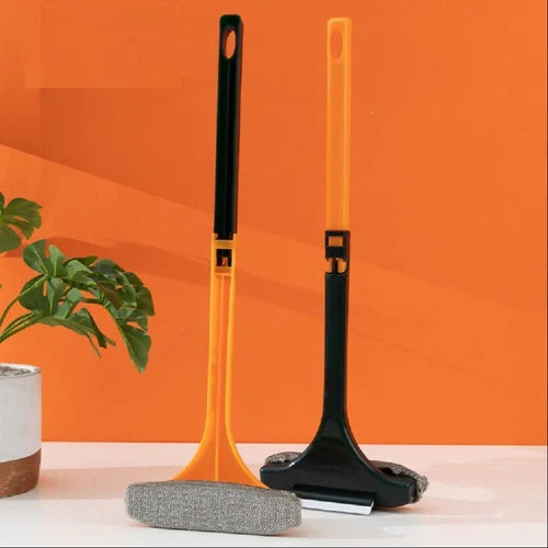 Multifunctional Window Screen & Glass Cleaning Brush with Long Handle - Dust & Pet Hair Remover