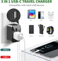 Universal Travel Adapter with Dual USB