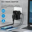 Universal Travel Adapter with Dual USB