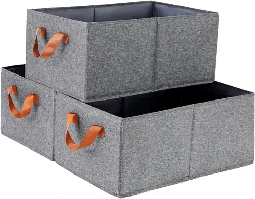 Foldable Fabric Storage Box Organizer for Clothes & Sarees