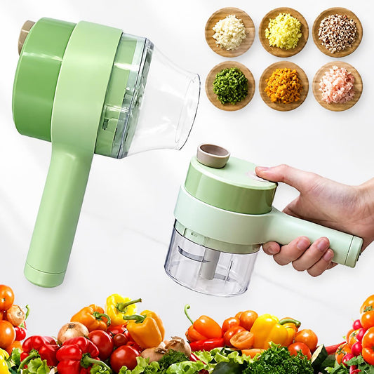 Multi-Function 4-in-1 Rotary Vegetable Slicer & Cutter