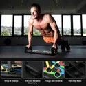 9-in-1 Multi-Color Code Push-Up Board System for Home Gym