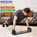 9-in-1 Multi-Color Code Push-Up Board System for Home Gym