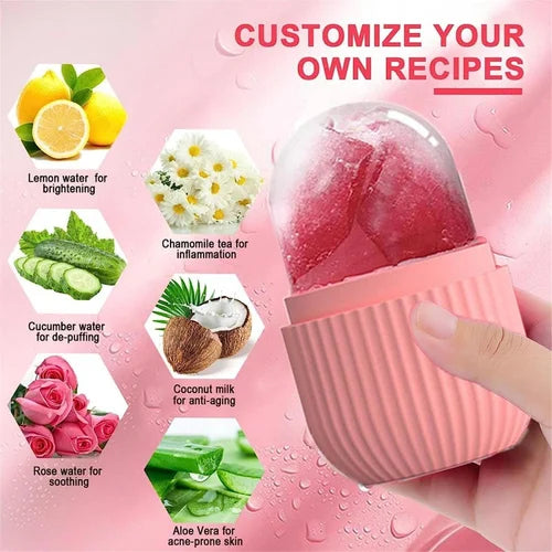 Reusable Face & Eye Cooling Facial Ice Roller