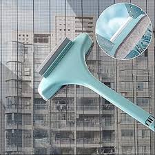 Multifunctional Window Screen & Glass Cleaning Brush with Long Handle - Dust & Pet Hair Remover