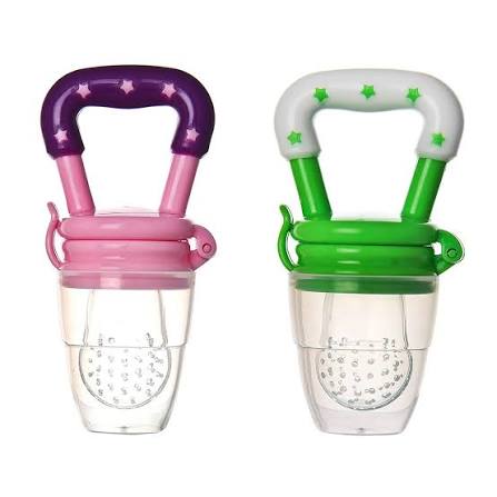 Silicone Baby Fruit Nibbler & Fresh Food Teething Feeder