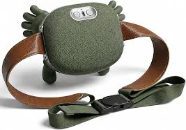 Portable Electric Waist & Back Massager with Soothing Heat & Ergonomic Strap