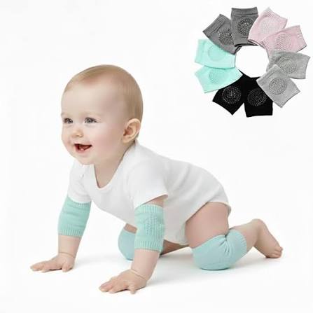 Anti-Slip Breathable Baby Knee Protection Crawling Pads
