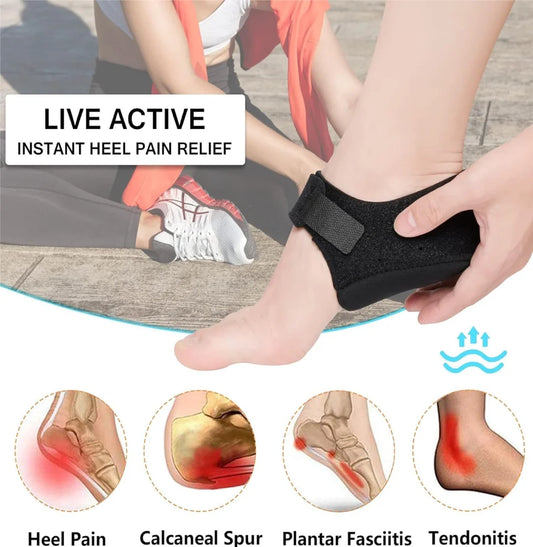 Silicone Gel Heel Protectors – Adjustable Heel Cups for Cushioning & Shock Absorption