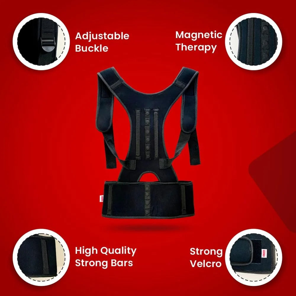 Adjustable Posture Corrector Belt & Back Support Brace
