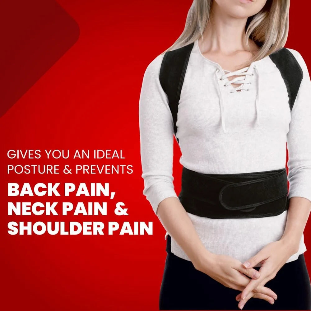Adjustable Posture Corrector Belt & Back Support Brace