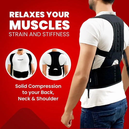 Adjustable Posture Corrector Belt & Back Support Brace