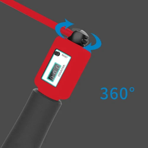 Adjustable Fitness Skipping Jump Rope with Digital Counter