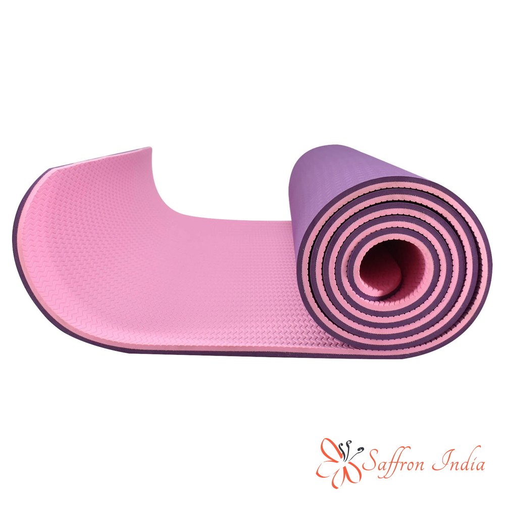 Portable 6mm Anti-Slip Exercise & Yoga Mat for Home Workout