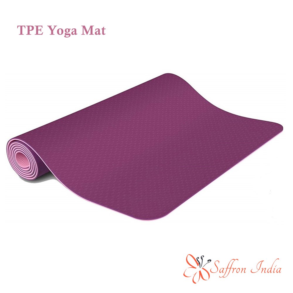 Portable 6mm Anti-Slip Exercise & Yoga Mat for Home Workout