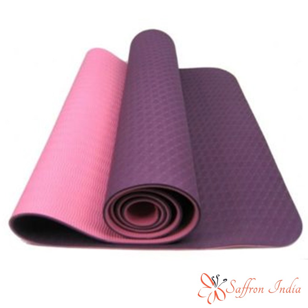 Portable 6mm Anti-Slip Exercise & Yoga Mat for Home Workout