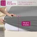 100% Waterproof Premium Mattress Protector Cover with Soft Cotton Feel & Deep Fit
