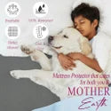 100% Waterproof Premium Mattress Protector Cover with Soft Cotton Feel & Deep Fit